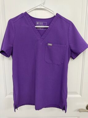 Figs Purple Catrina top S